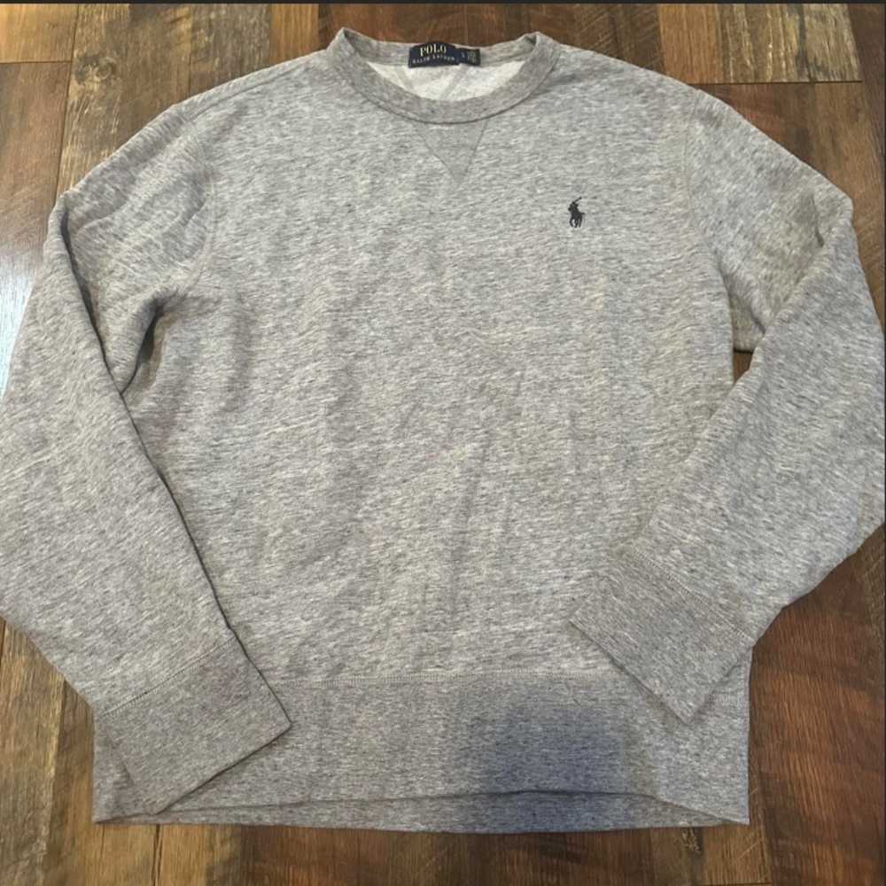 Ralph Lauren Light Gray Crewneck Sweater